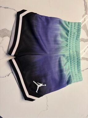 Jordan Toddler Athletic Shorts in Mint Green & White